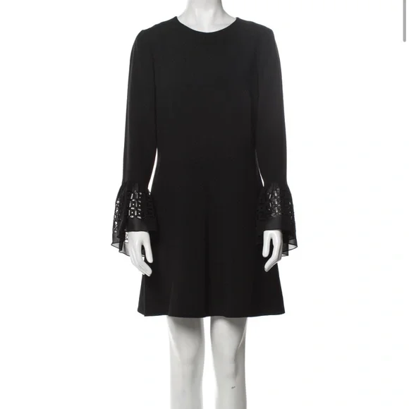 Nwot saint laurent bell sleeve sable dress - Picture 3 of 8